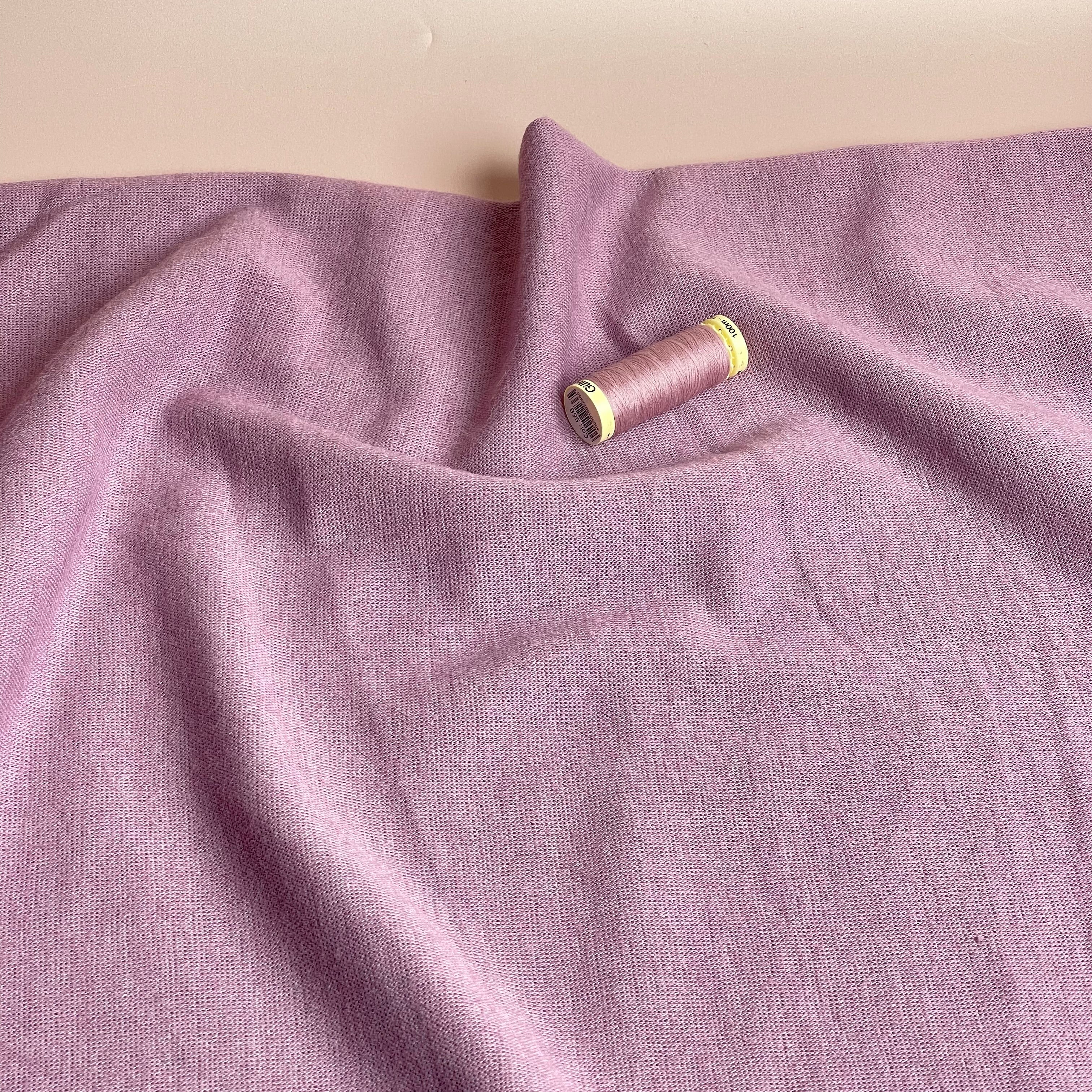 Merino Touch Viscose Blend Sweater Knit in Lilac