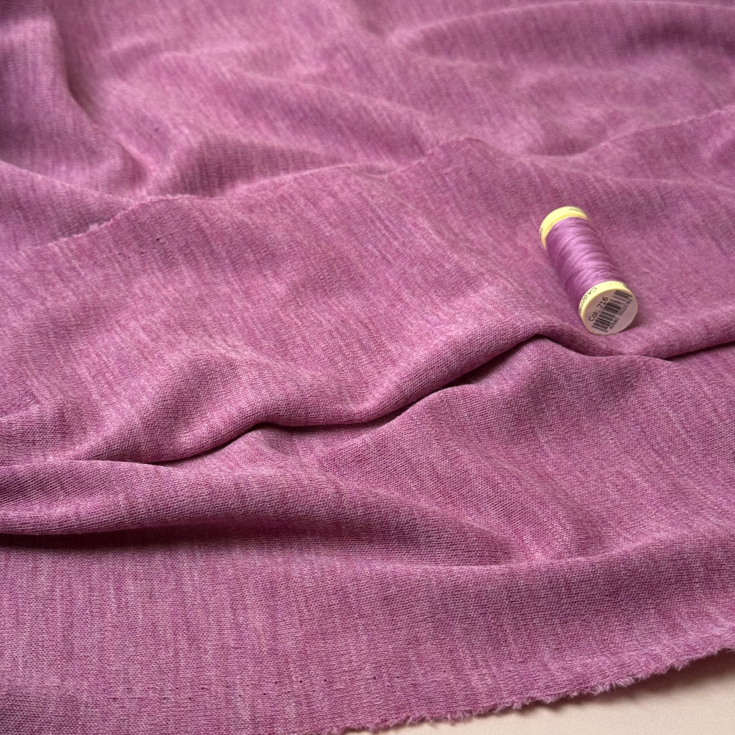 Pure Merino Wool Sweater Knit in Pink