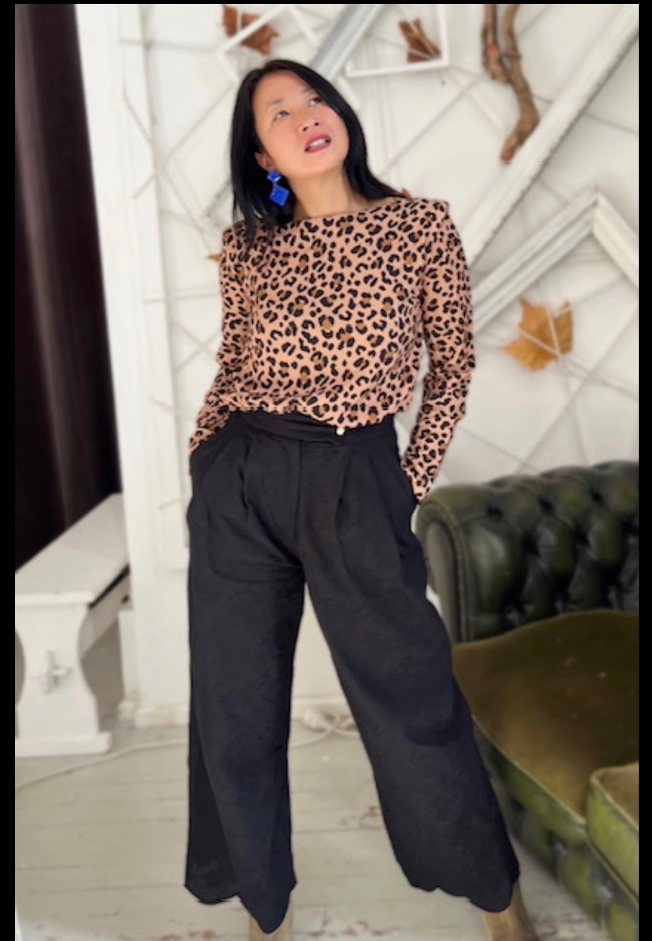 My Dress Made - Luna Scalloped Embroidered Pure Cotton Fabric