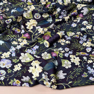 Danish Design - Meadow Flowers & Birds ECOVERVO™ Viscose Jersey