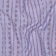 Boho Stripes Lilac Yarn Dyed Cotton Jacquard