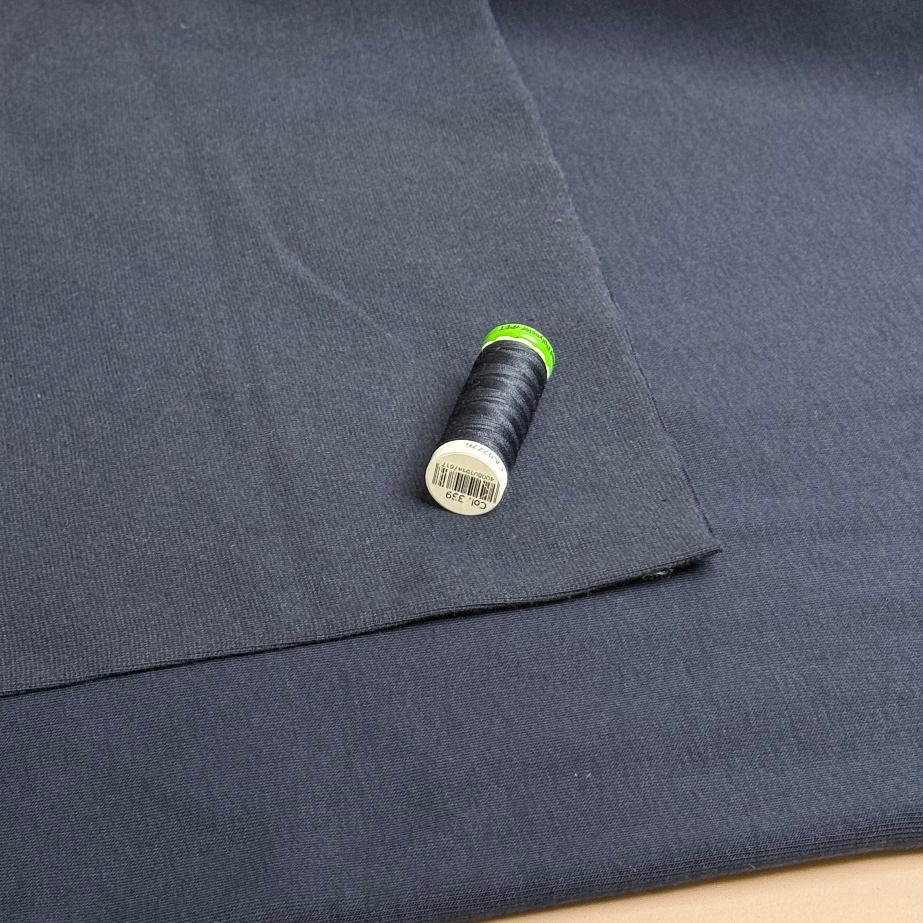 Essential Chic Navy Cotton Jersey Fabric