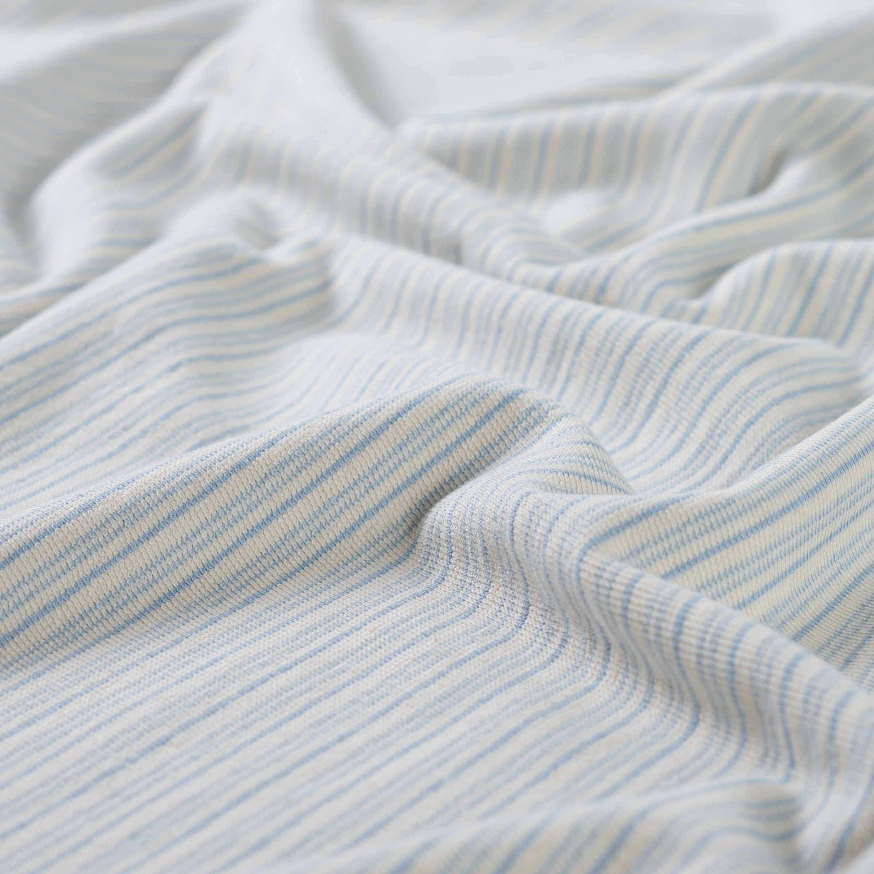 Yarn Dyed Pure Cotton Striped Terry Knit