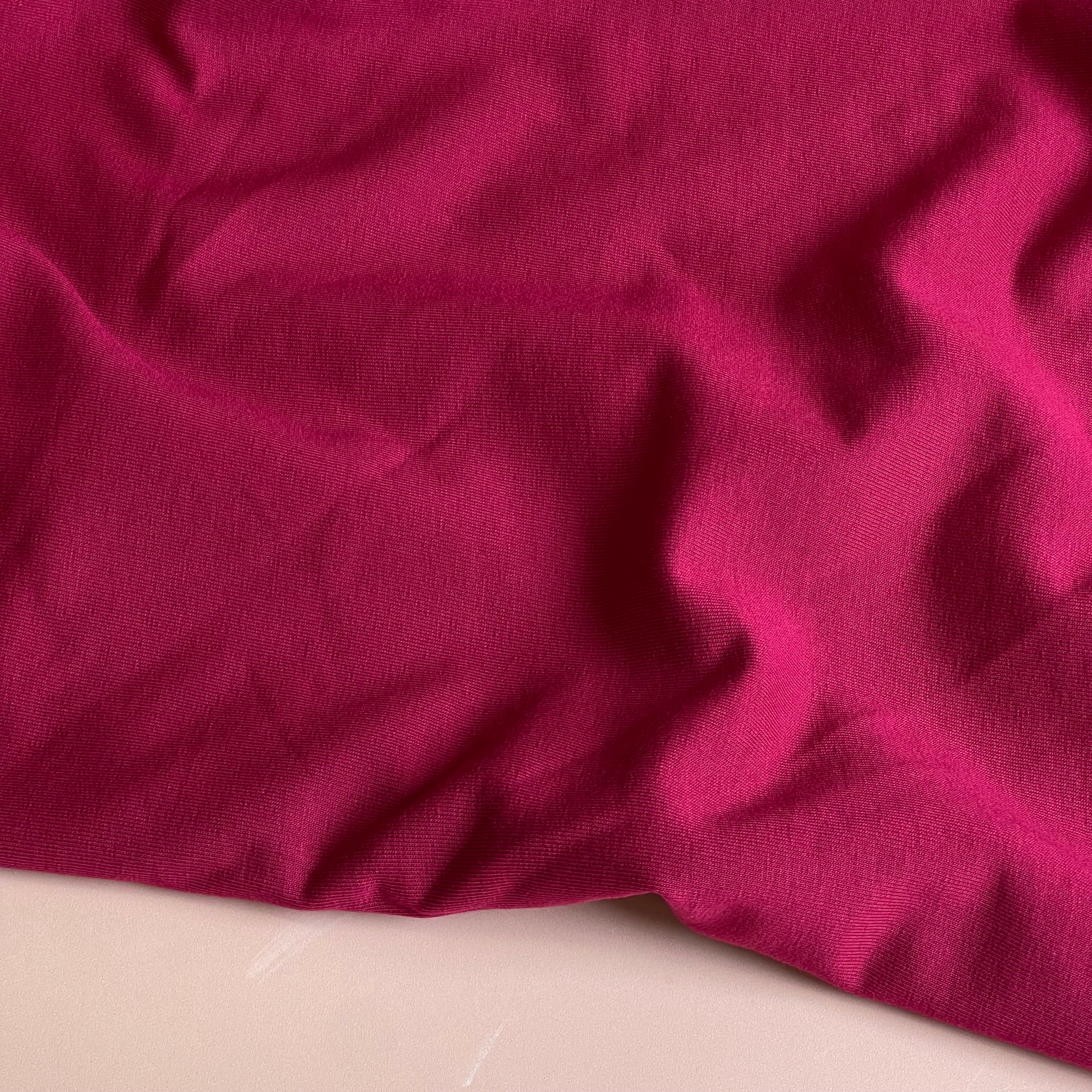 Brushed Sweat-shirting in Wine