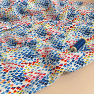 Scattered Petals Viscose Poplin Fabric