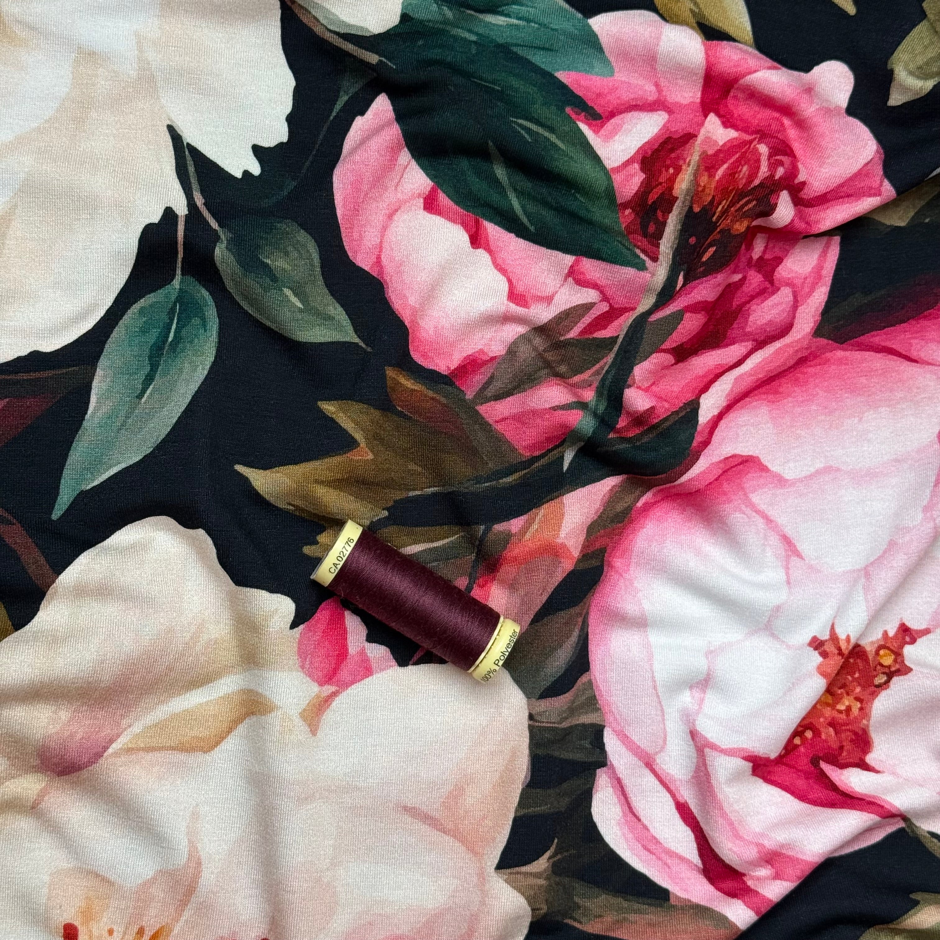 Danish Design - Large Florals ECOVERVO™ Viscose Jersey