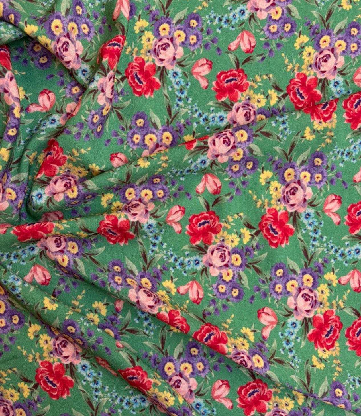 Cousette - The Hour of Roses Viscose Fabric