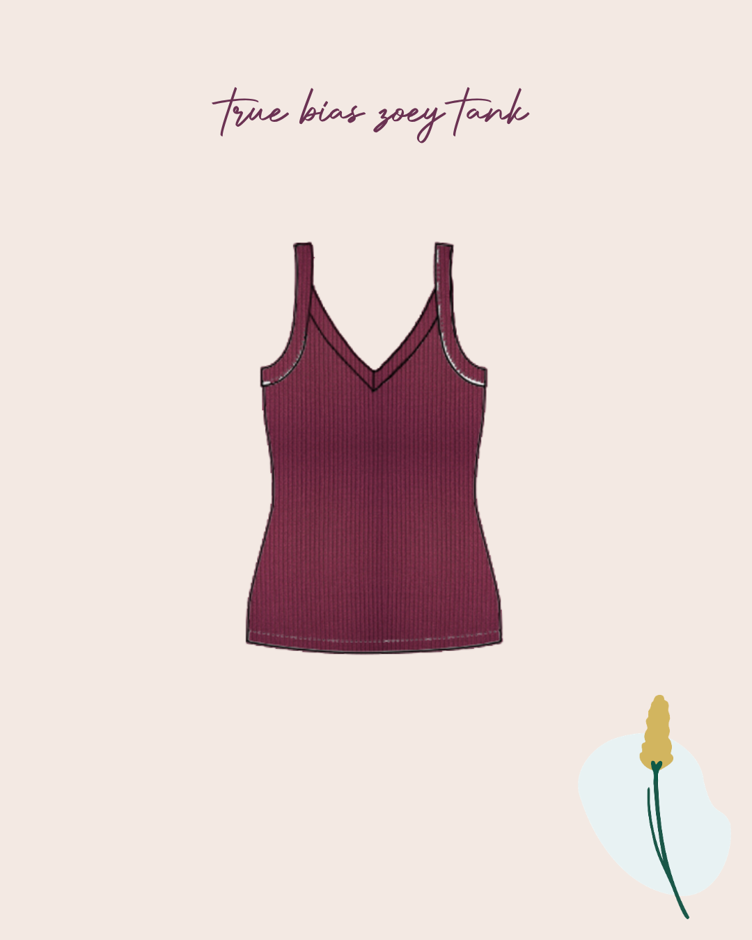 Derby Ribbed Jersey Cherry with TENCEL™ Modal Fibres
