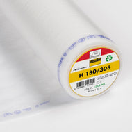 Fusible Lightweight H 180 Interfacing Recycled in White - Sold in Half Meters