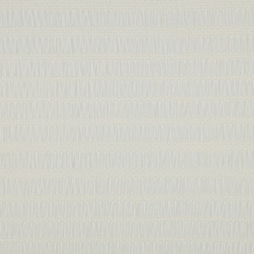 Chenille Jacquard Fabric in Ecru