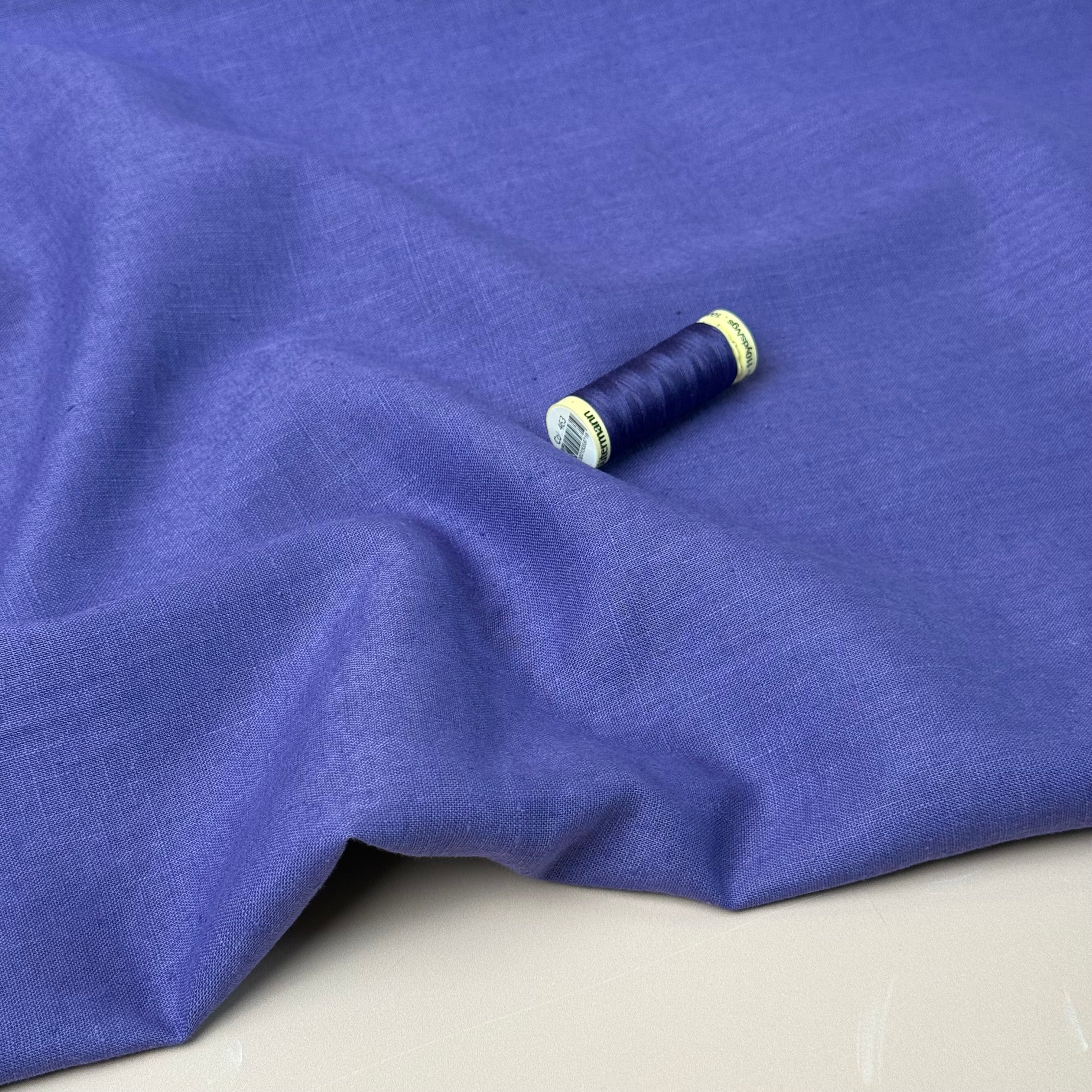 Breeze LIGHT Violet Purple - Enzyme Washed Linen Fabric