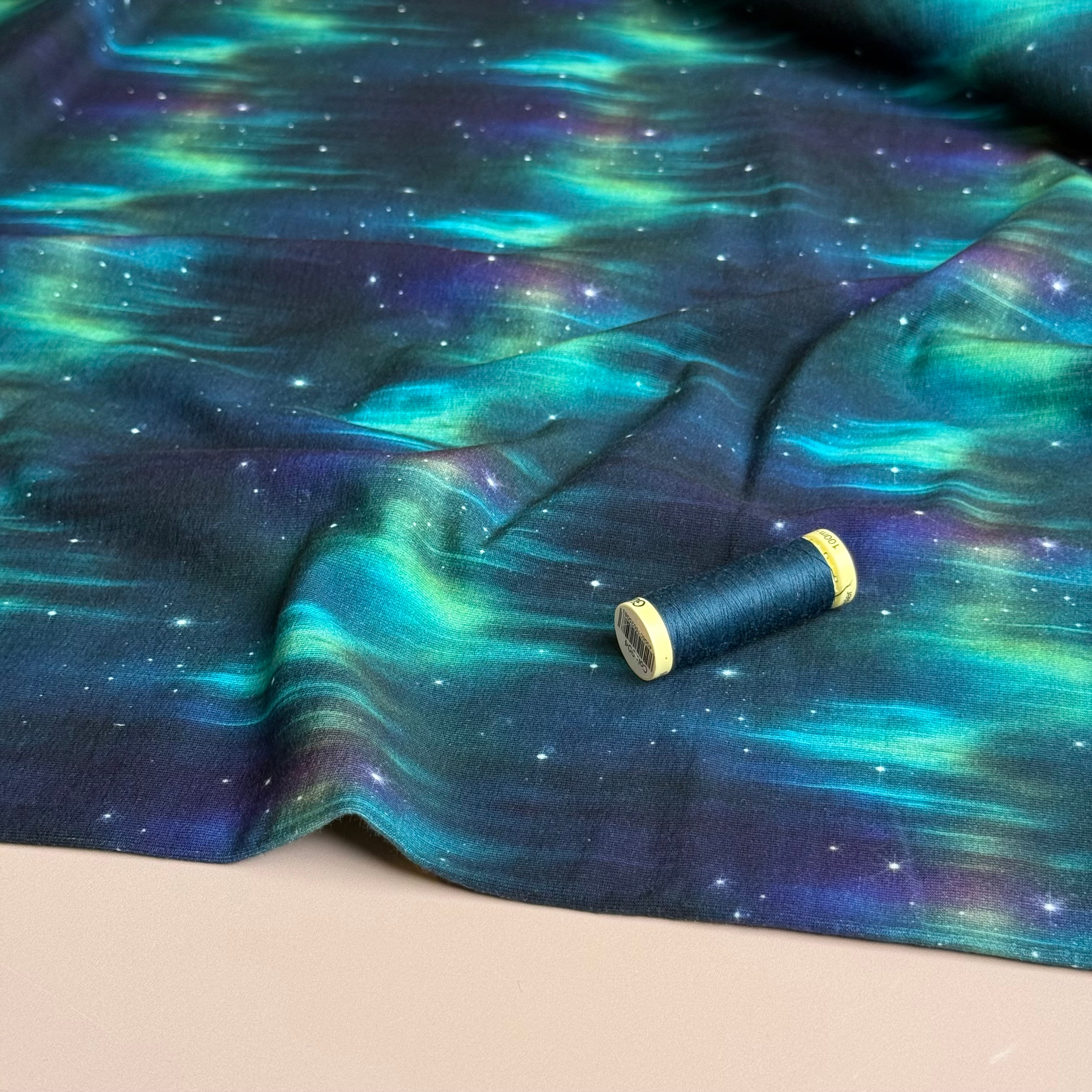 Northern Lights Soft Cotton Sweat-shirting Fabric