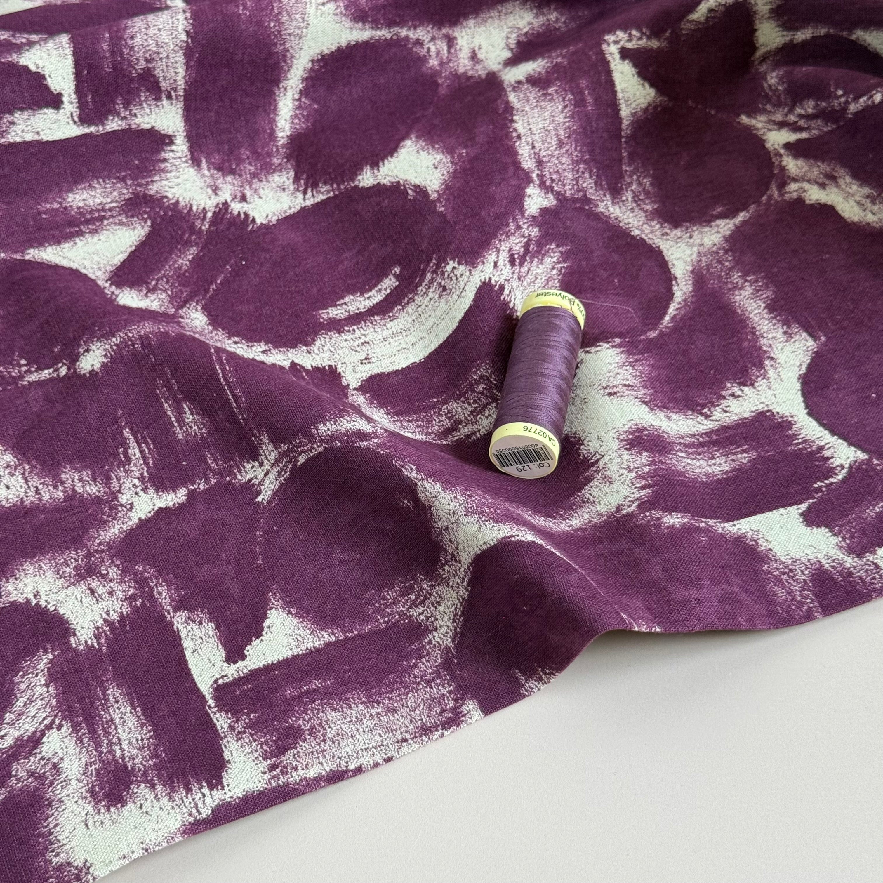 Cotton and Steel - Harmony Crushed Berries Unbleached Cotton Canvas
