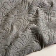 Paisley Jacquard Quilted Knit in Brown
