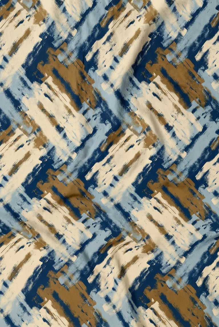 Mind The MAKER - Videy Blue Viscose Twill with LENZING™ ECOVERO™ fibres