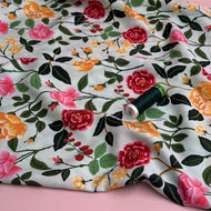 Rifle Paper Co - Roses in Mint Rayon from English Rose