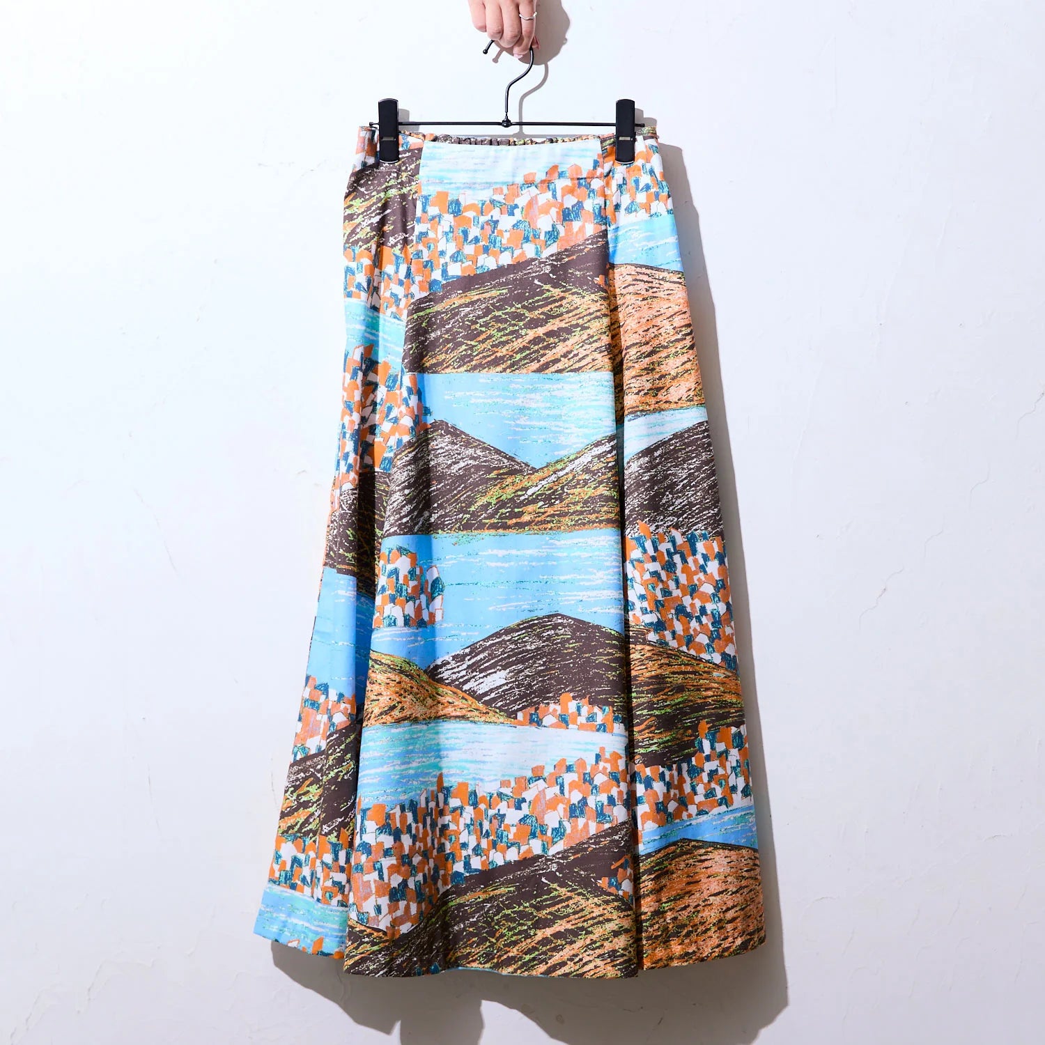 Keshiki - Lake & City Cotton Viyella Green & Purple