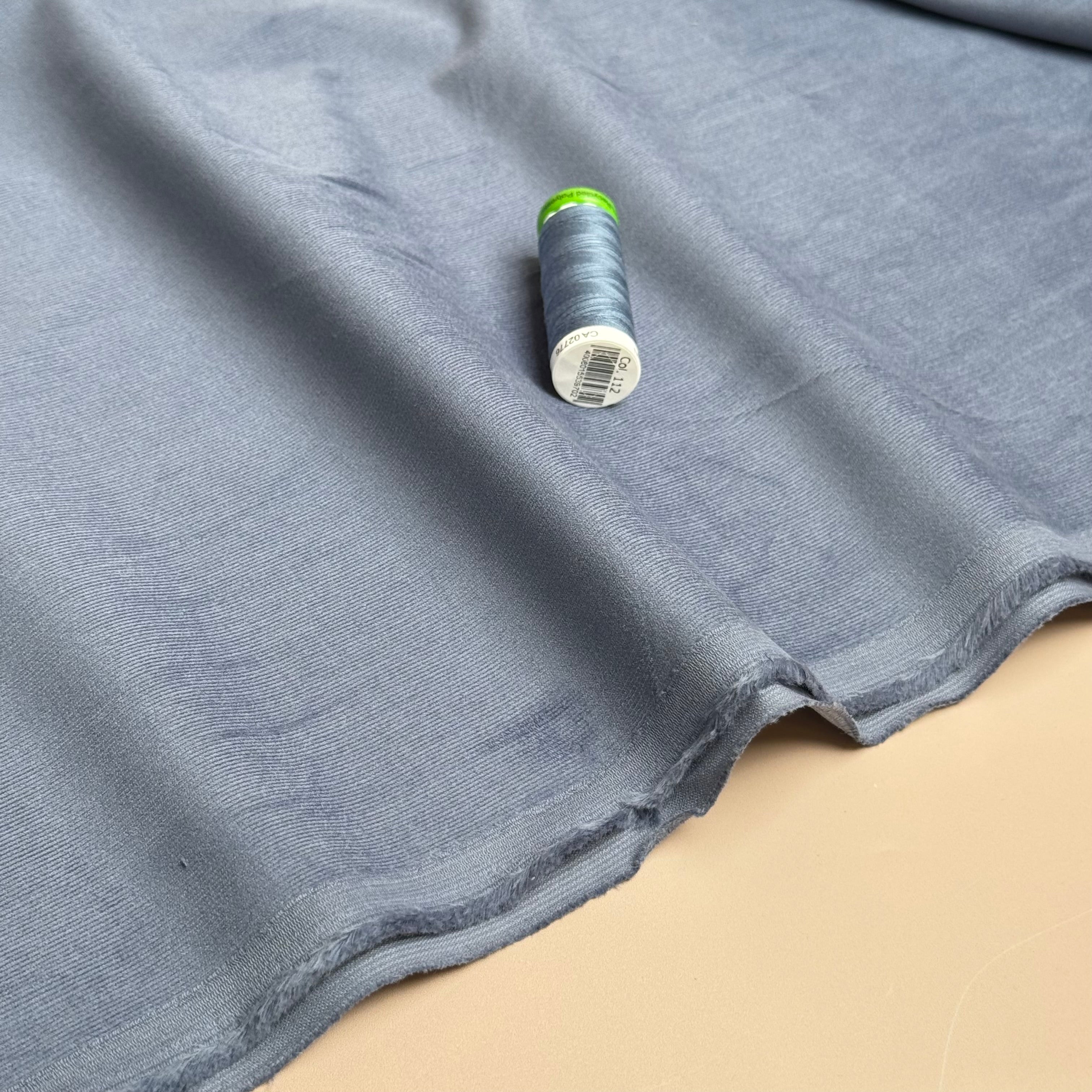 28 Wale Cotton Needlecord in Denim Blue with Stretch