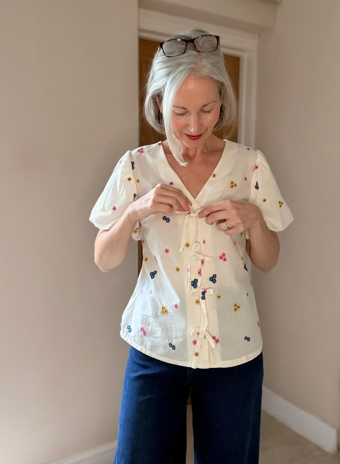 Sewing Kit - TATB Nell Blouse in Embroidered Cotton