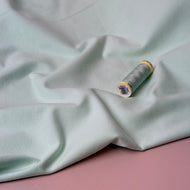 Essential Chic Mint Green Plain Cotton Jersey Fabric