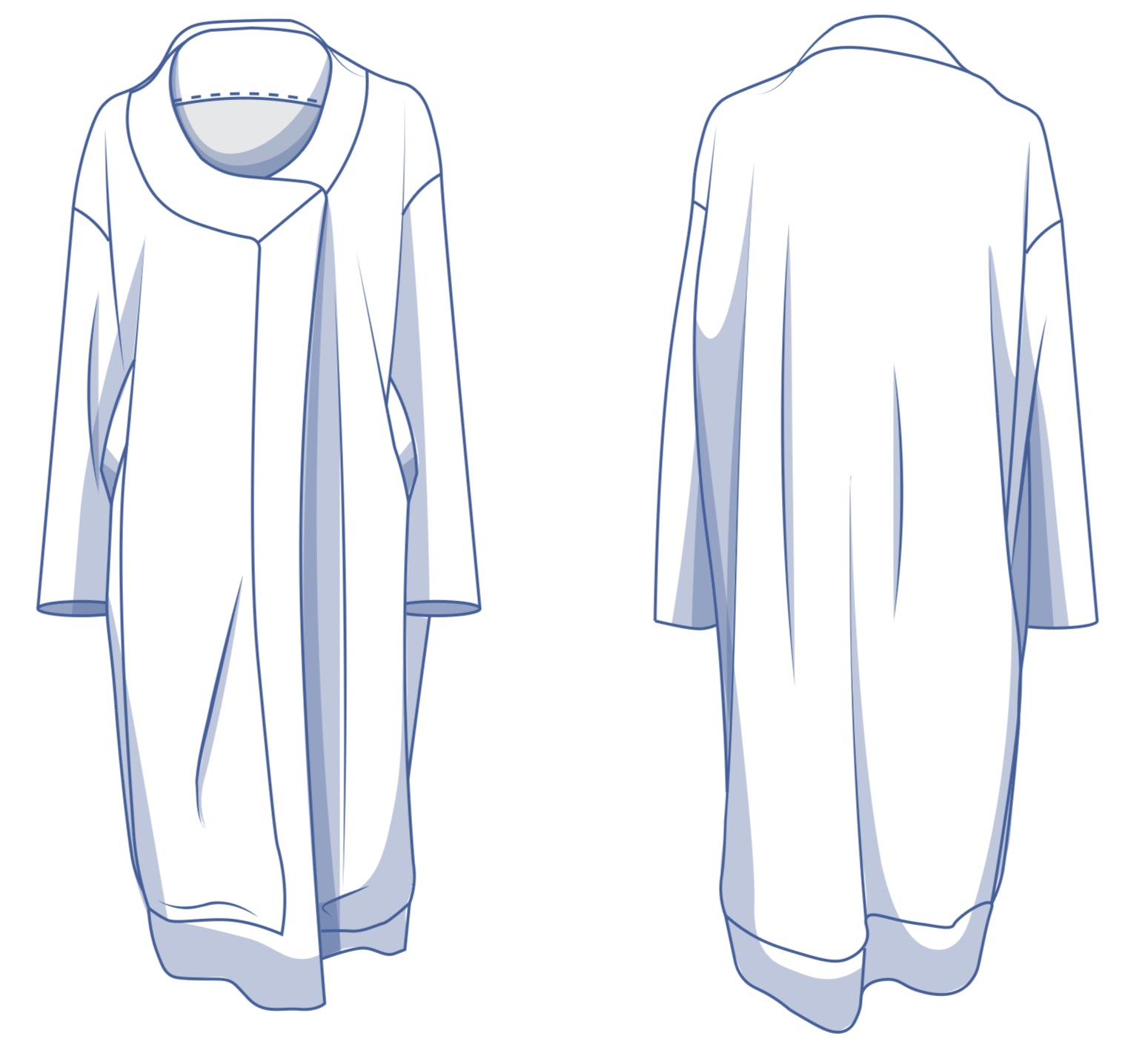 Fibre Mood - JEROM Coat Sewing Pattern