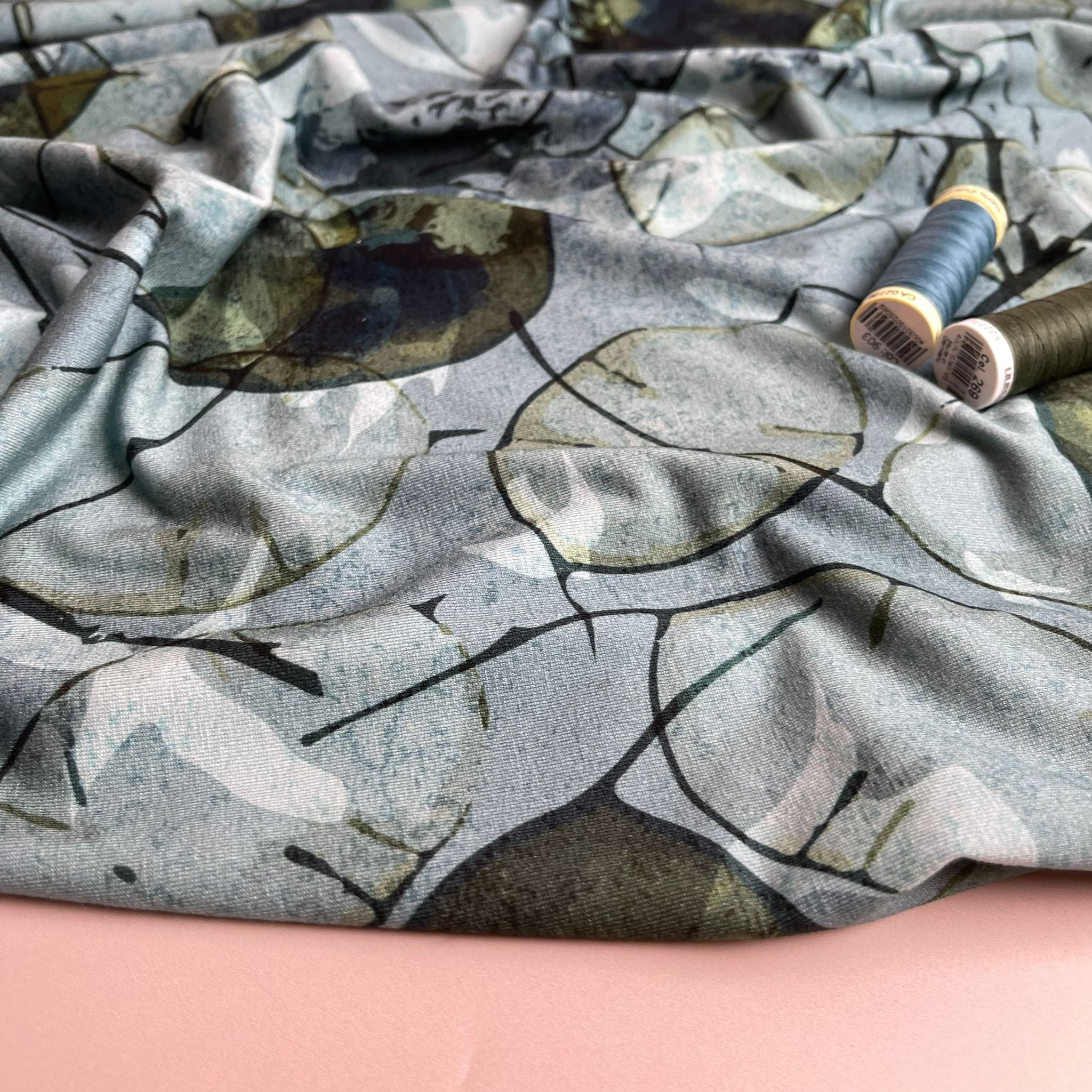 Danish Design - Frosted Leaves ECOVERVO™ Viscose Jersey