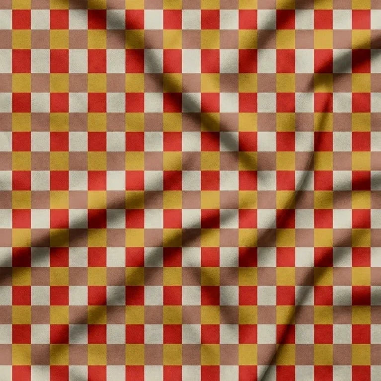 Mind The MAKER - Sunny Side Check Viscose Twill with LENZING™ ECOVERO™ fibres