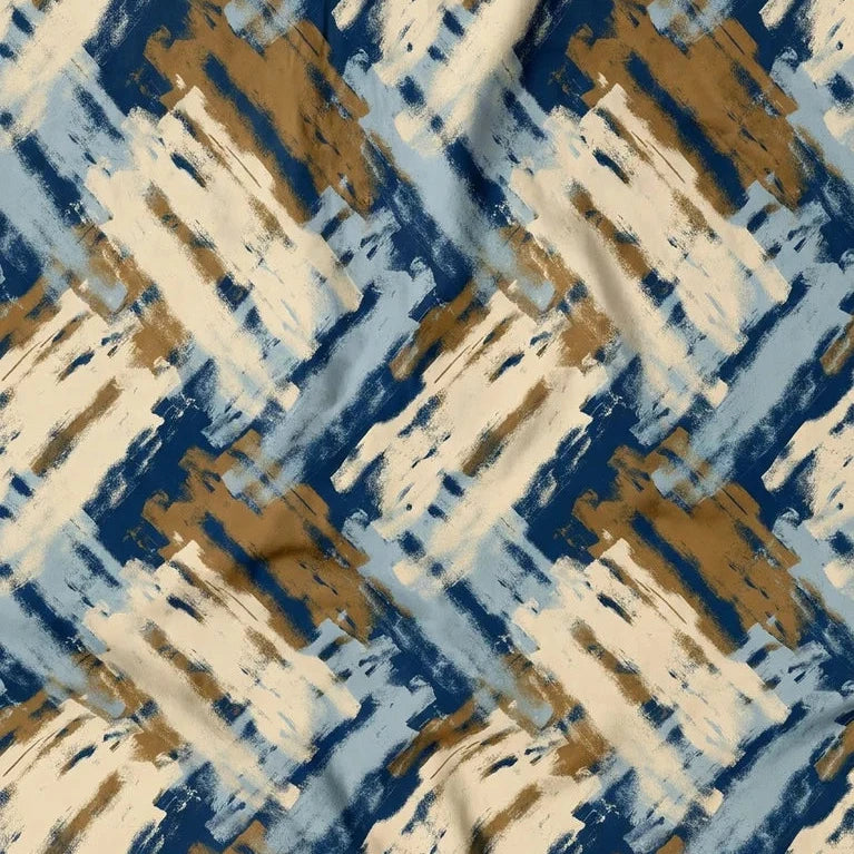 Mind The MAKER - Videy Blue Viscose Twill with LENZING™ ECOVERO™ fibres
