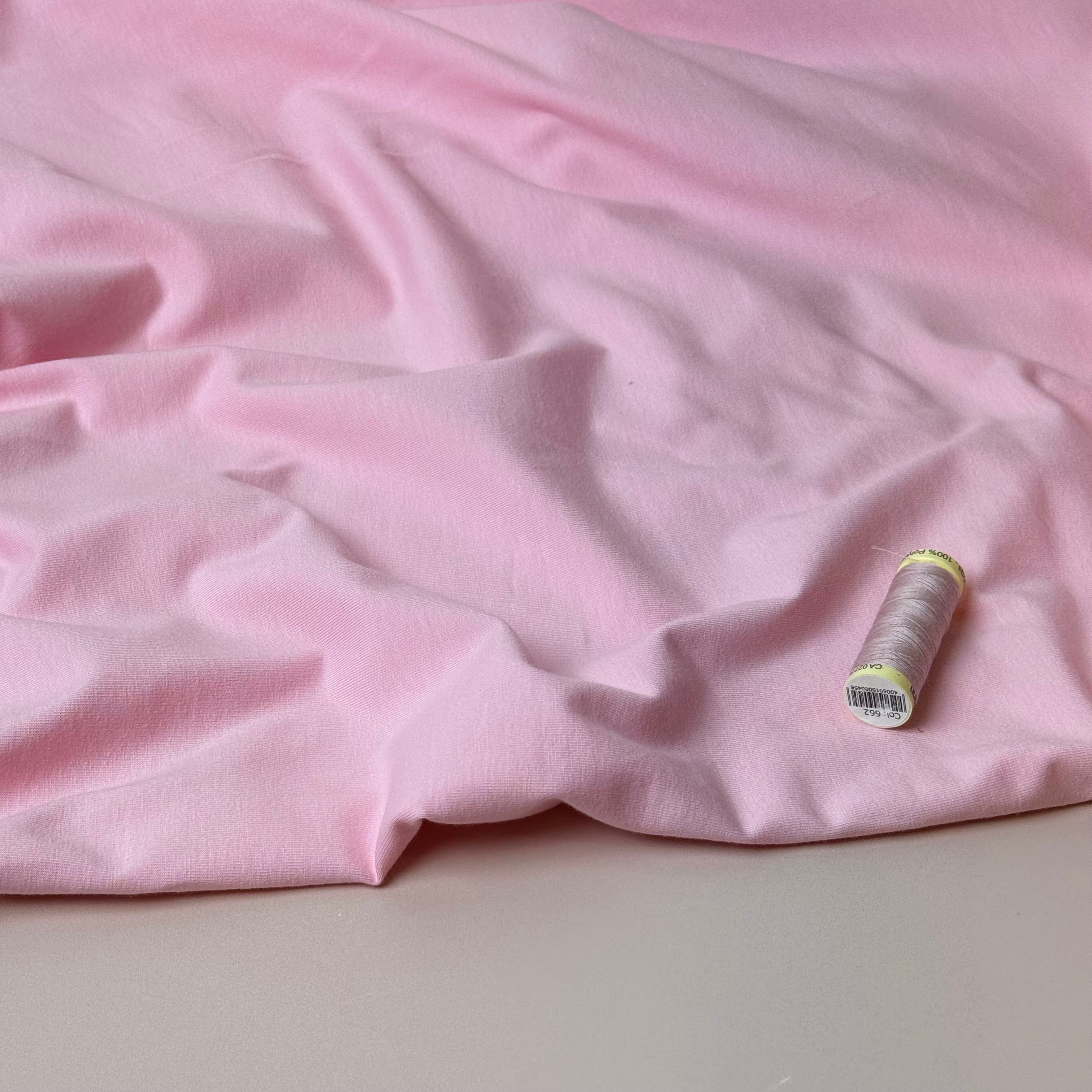 Essential Chic Light Pink Cotton Jersey Fabric