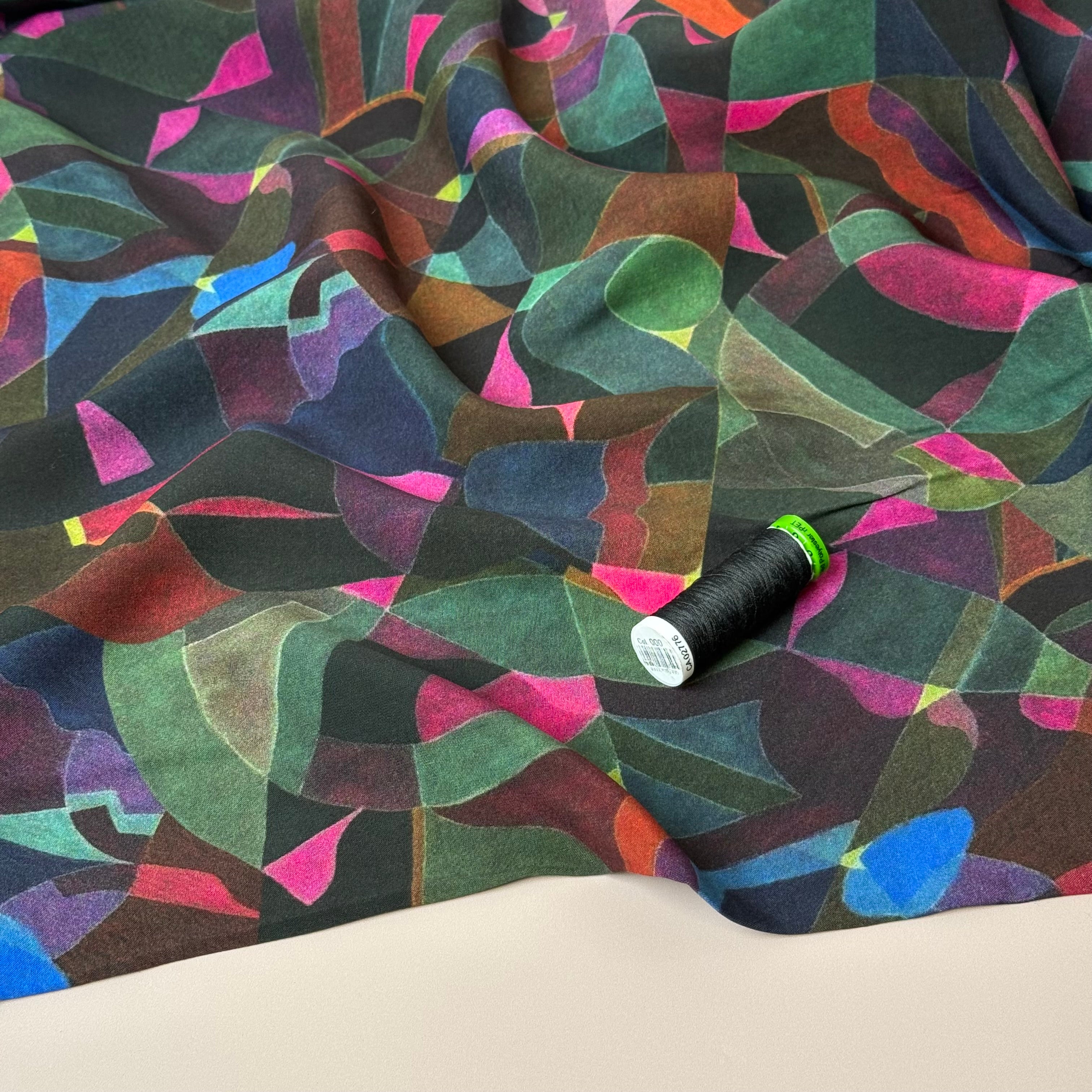 Festive Glow LENZING™ ECOVERO™ Viscose Fabric