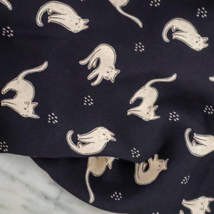 Lise Tailor - Nino / Cats Viscose Fabric