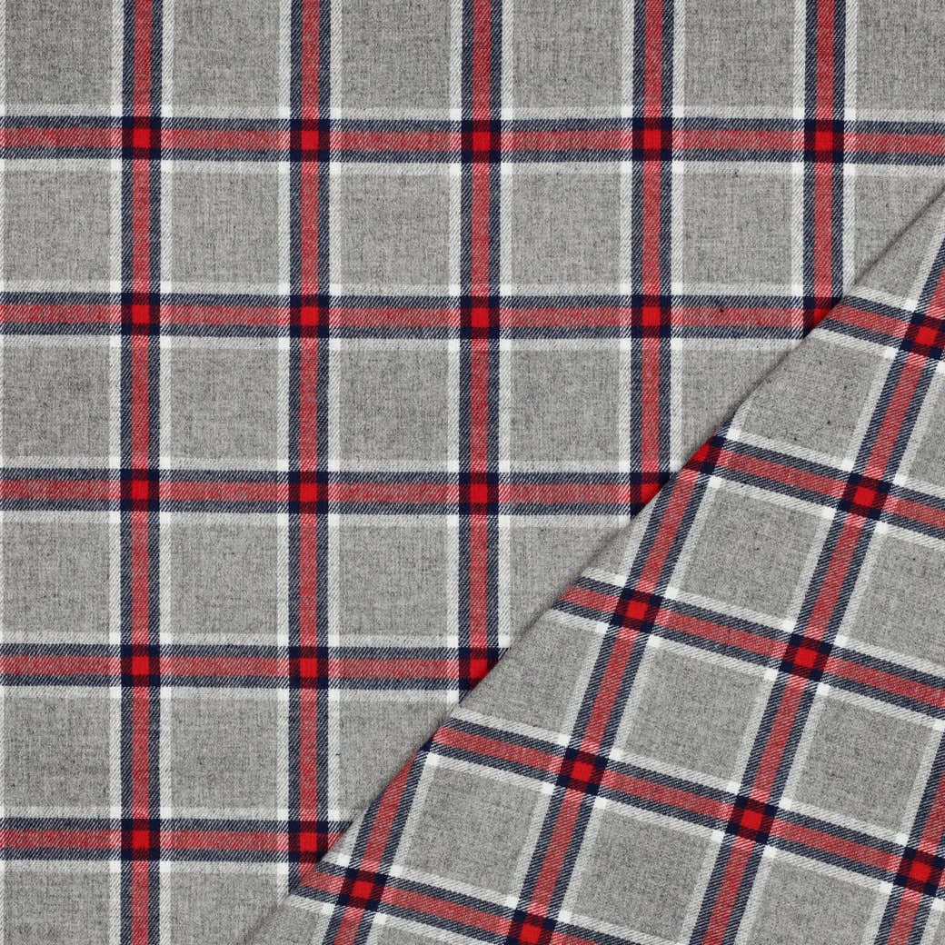 Limited Edition - Luxury Pyjama Kit with Check Red Flannel and Red Jersey