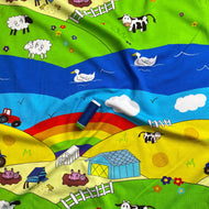 On The Farm Organic Cotton Knit Fabric