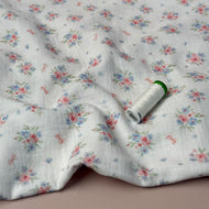 Flowers & Bows GOTS Organic Cotton Double Gauze