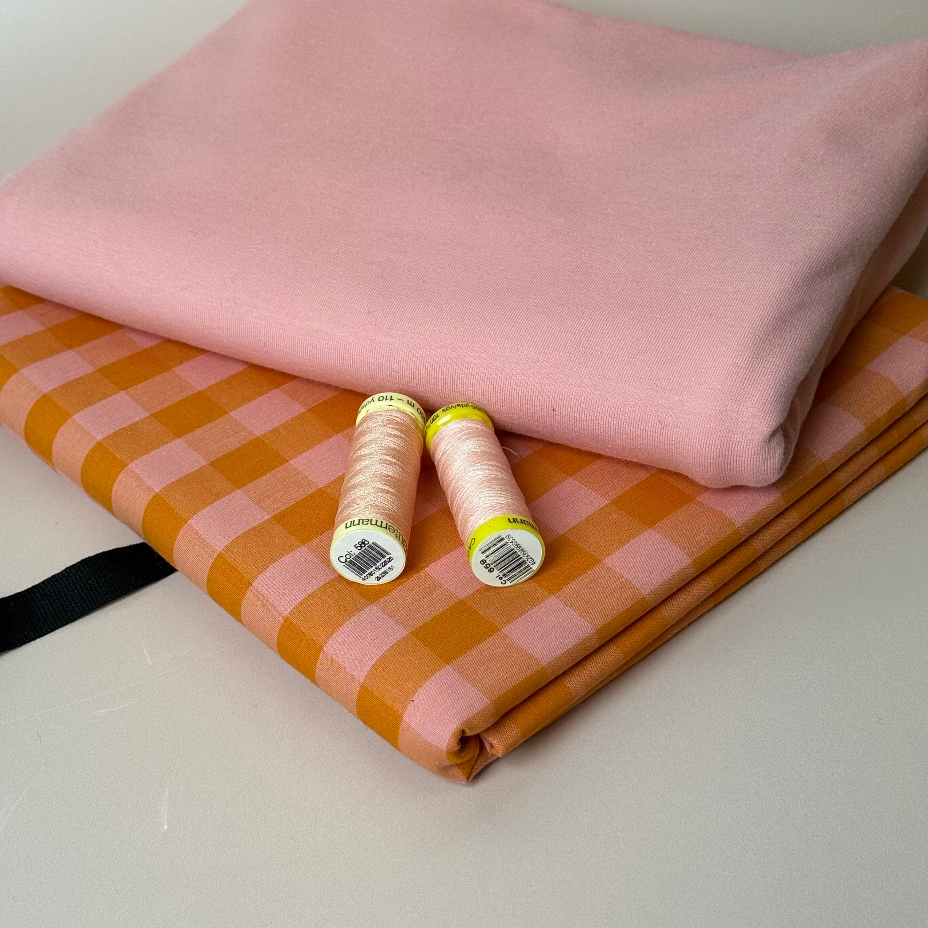 Limited Edition - Luxury Pyjama Kit with Fruit Salad check Cotton and Jersey