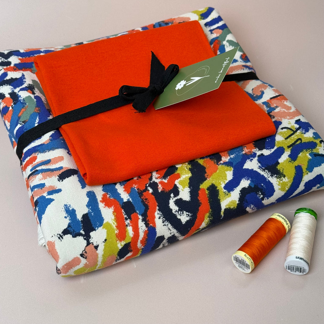 Colour Bundles - Paint Fun French Terry & Ribbing