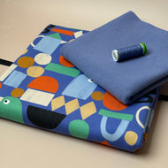 Colour Bundles - Funky Shapes Organic Cotton French Terry & Ribbing