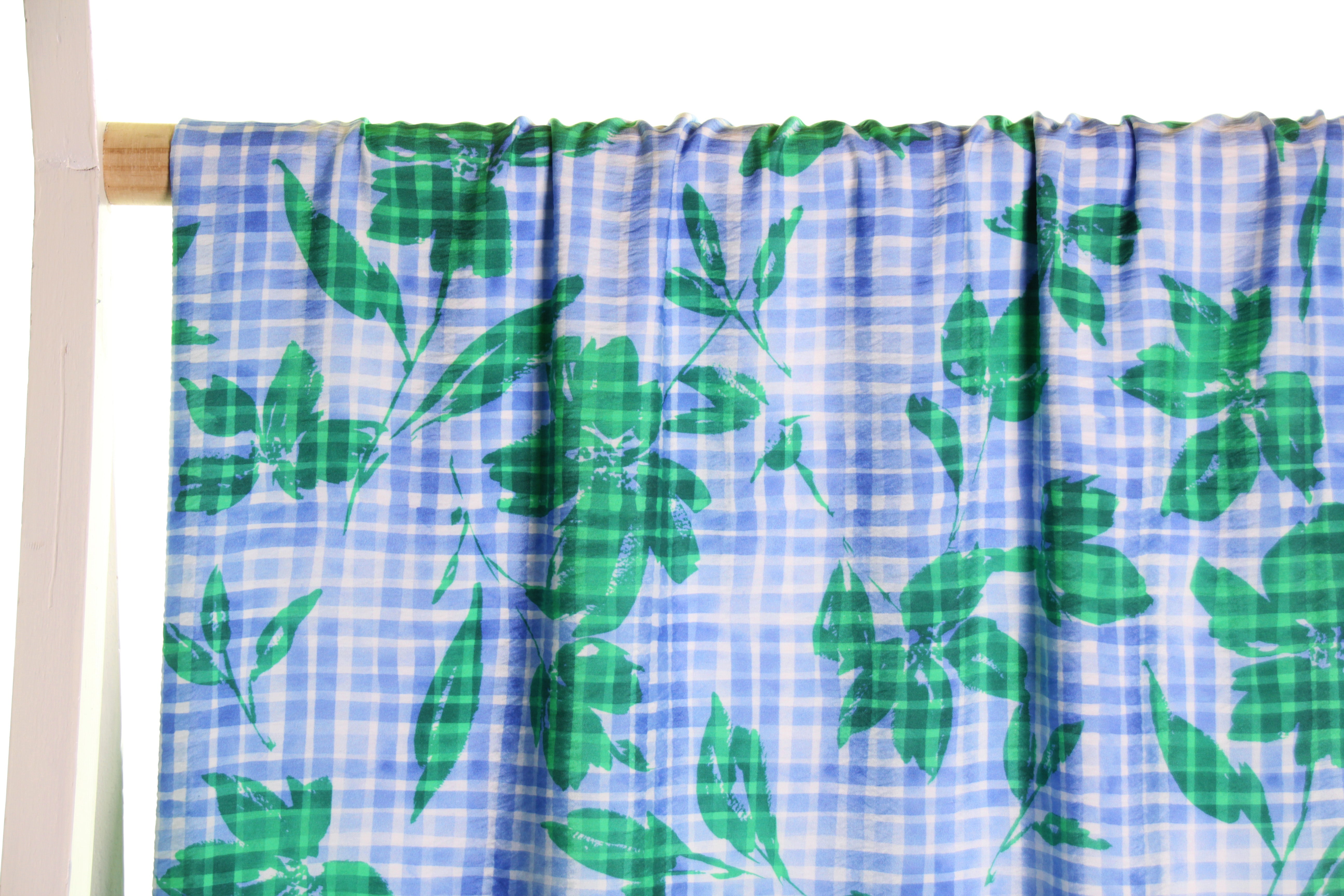 PRE-ORDER - arriving by end of APRIL 
- Atelier Jupe - Soft Checked Textured Viscose