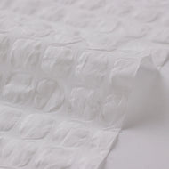 PRE-ORDER (arriving by mid October) - Kokka - Textured Waffle Squares Ripple Cotton Lawn in White