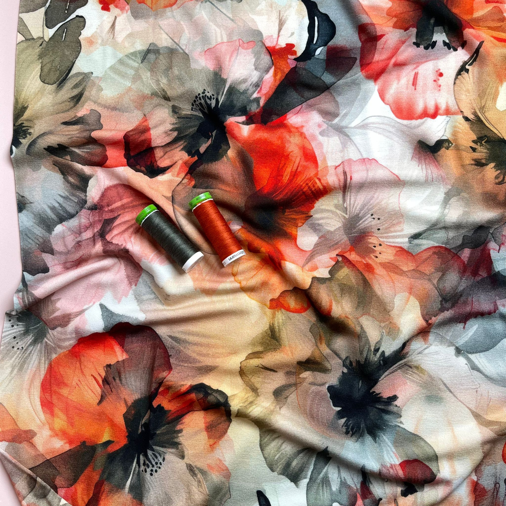 Danish Design - Sunrise Blooms ECOVERVO™  Viscose Jersey