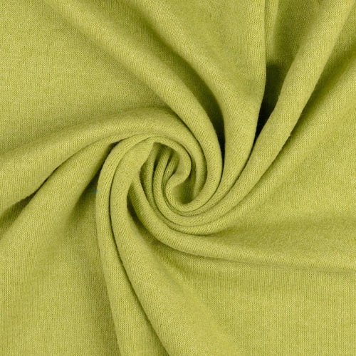 Snug Viscose Blend Sweater Knit in Grass Green