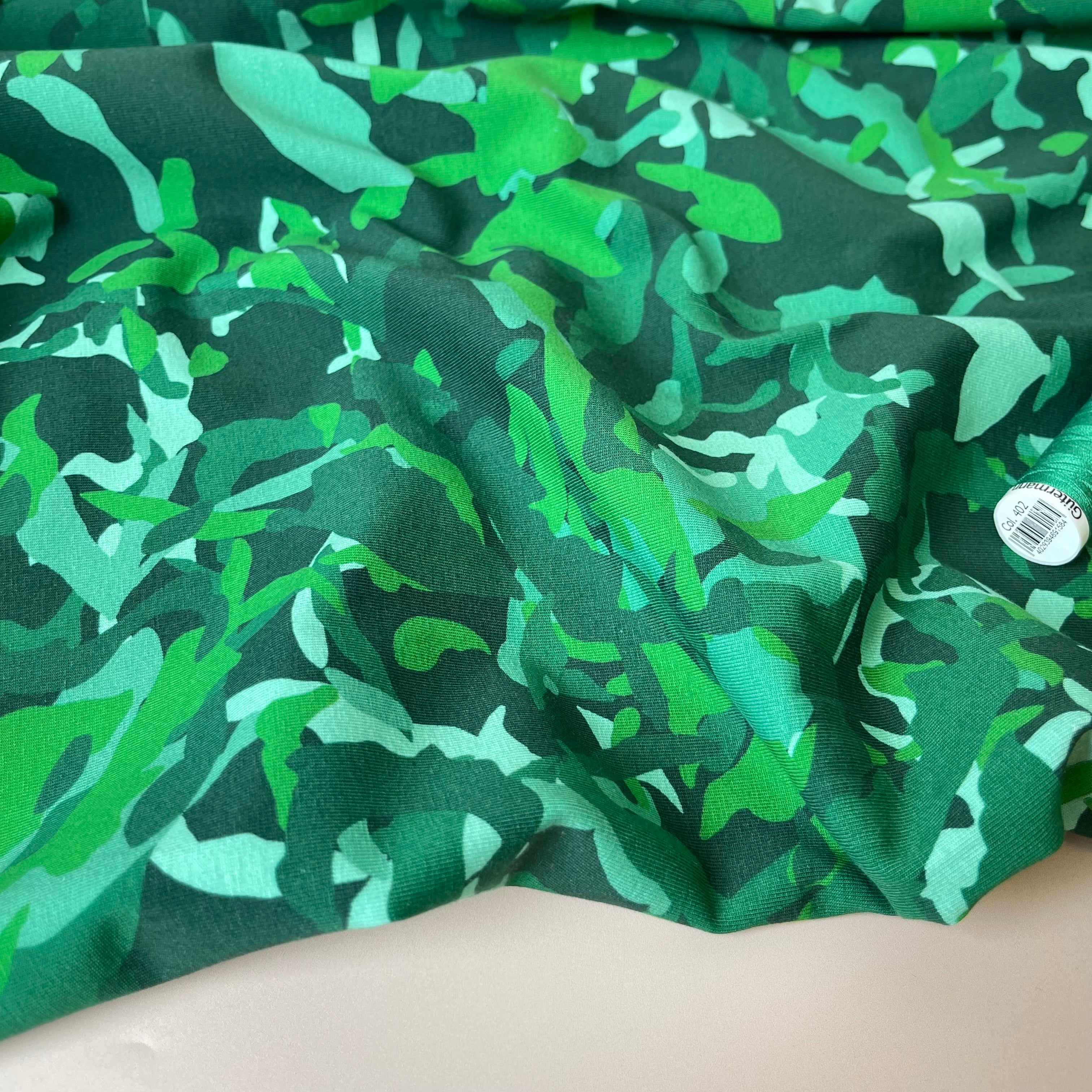 Danish Design - Camo Foliage Cotton Jersey