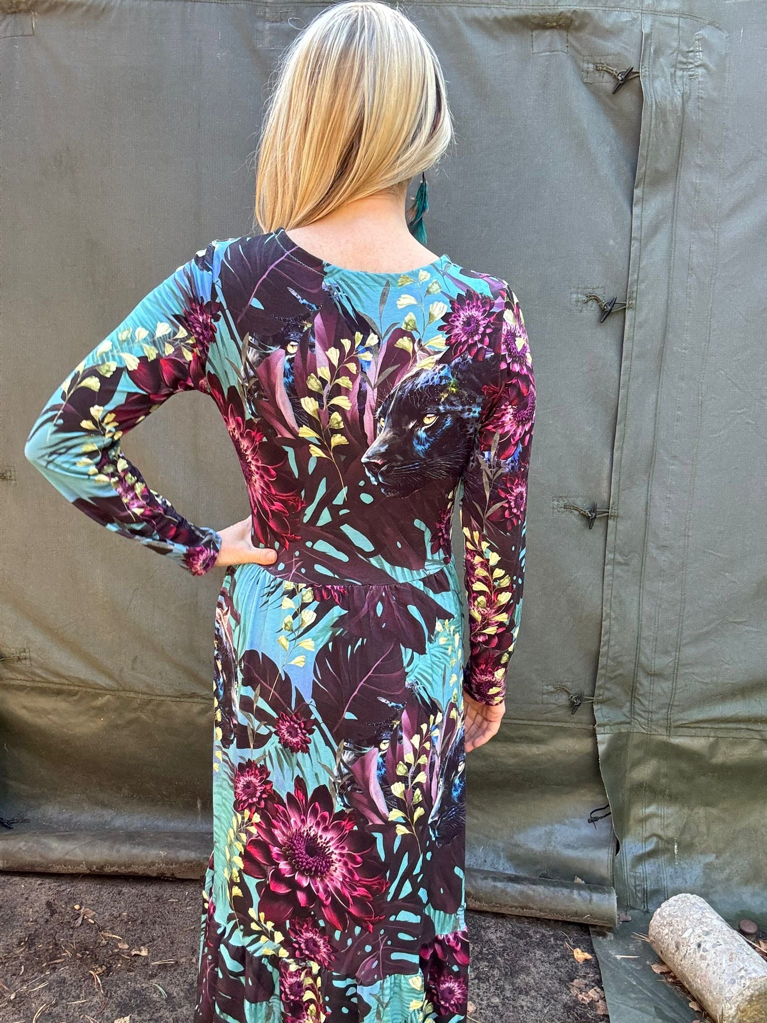 Danish Design - Panther in the Garden ECOVERVO™ Viscose Jersey