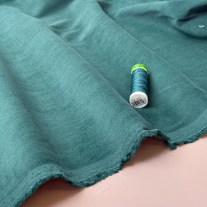 21 Wale Cotton Needlecord in Teal