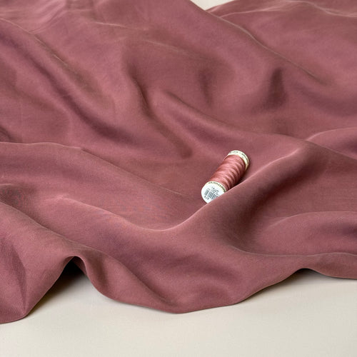 Lush in Pink Clay TENCEL™ Lyocell Sandwashed Twill