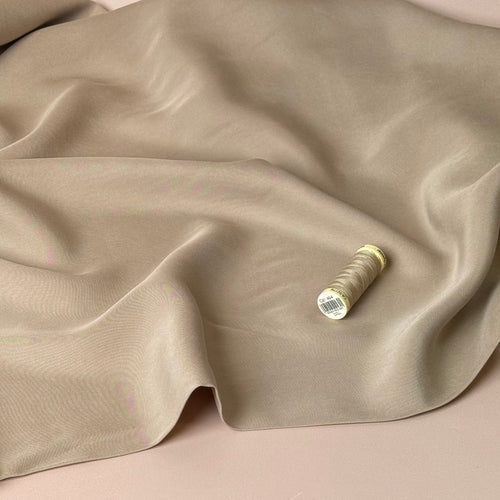 Lush in Beige TENCEL™ Lyocell Sandwashed Twill