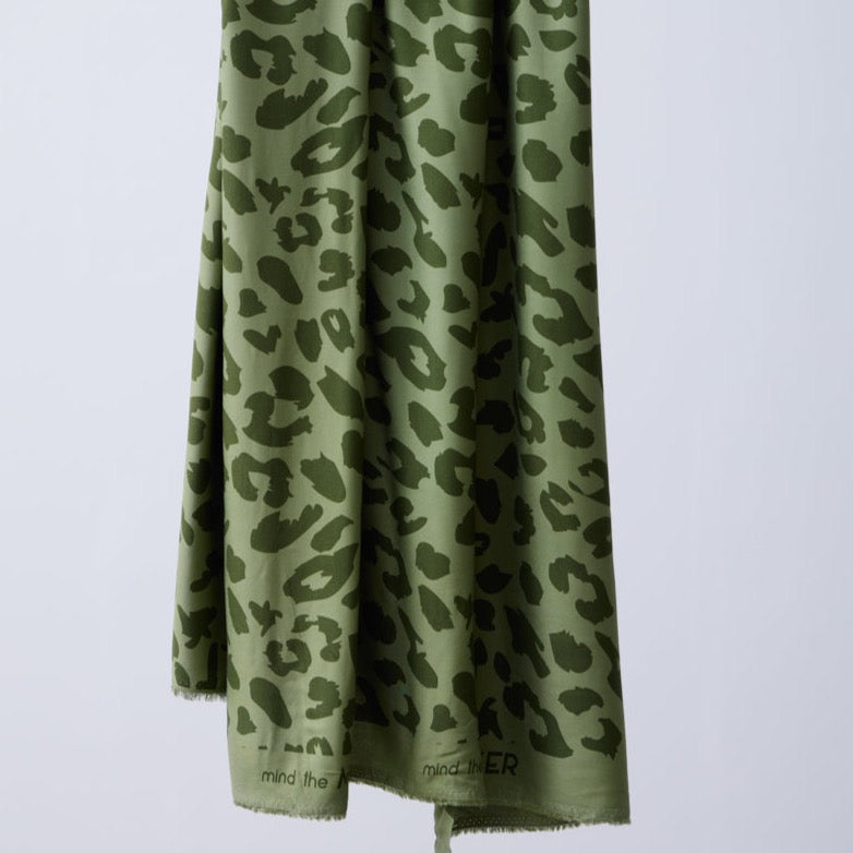 Mind The MAKER - Urban Leo Olive Viscose Twill with LENZING™ ECOVERO™ fibres