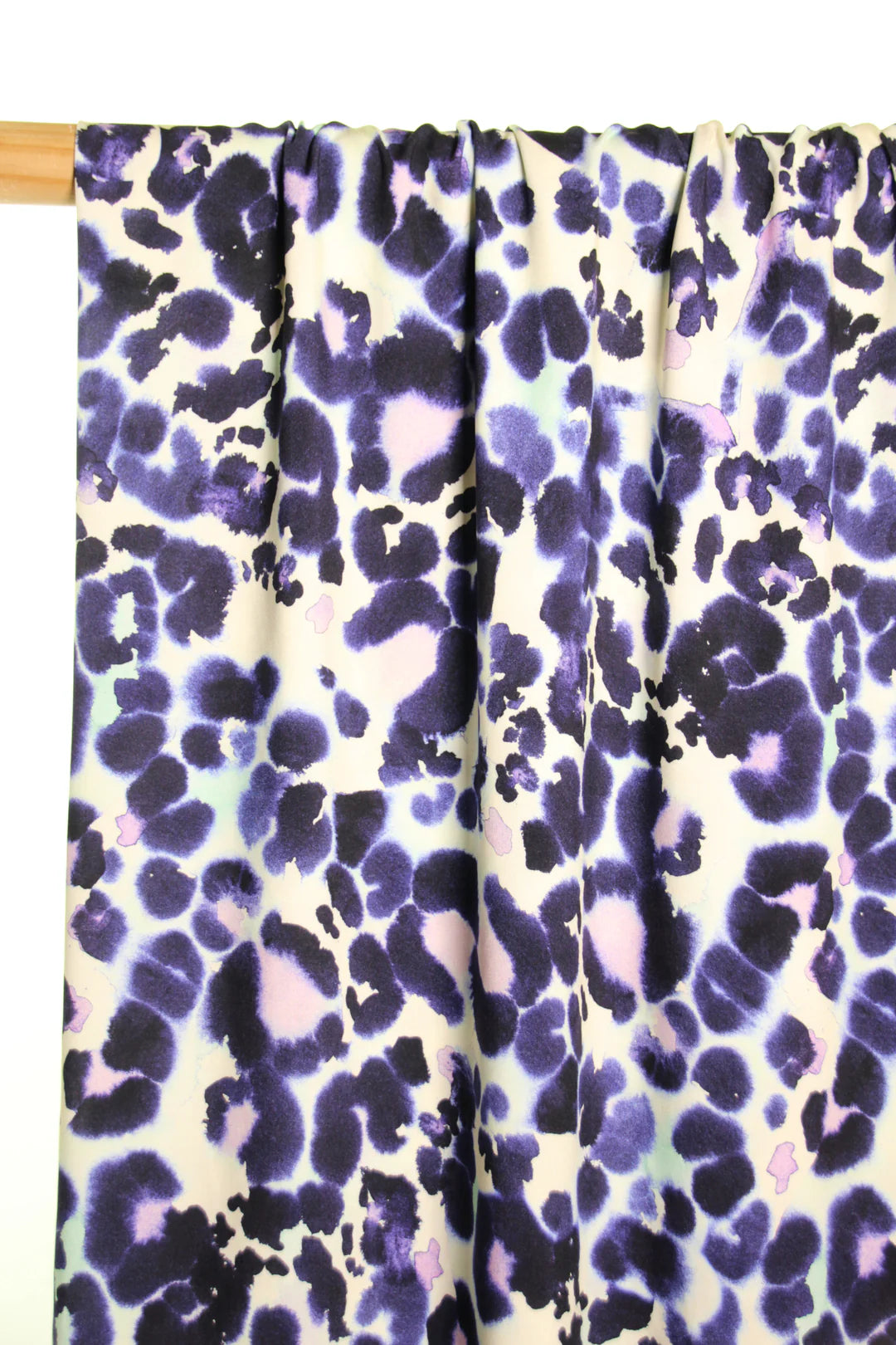Atelier Jupe - Blue Animal Print Viscose Fabric