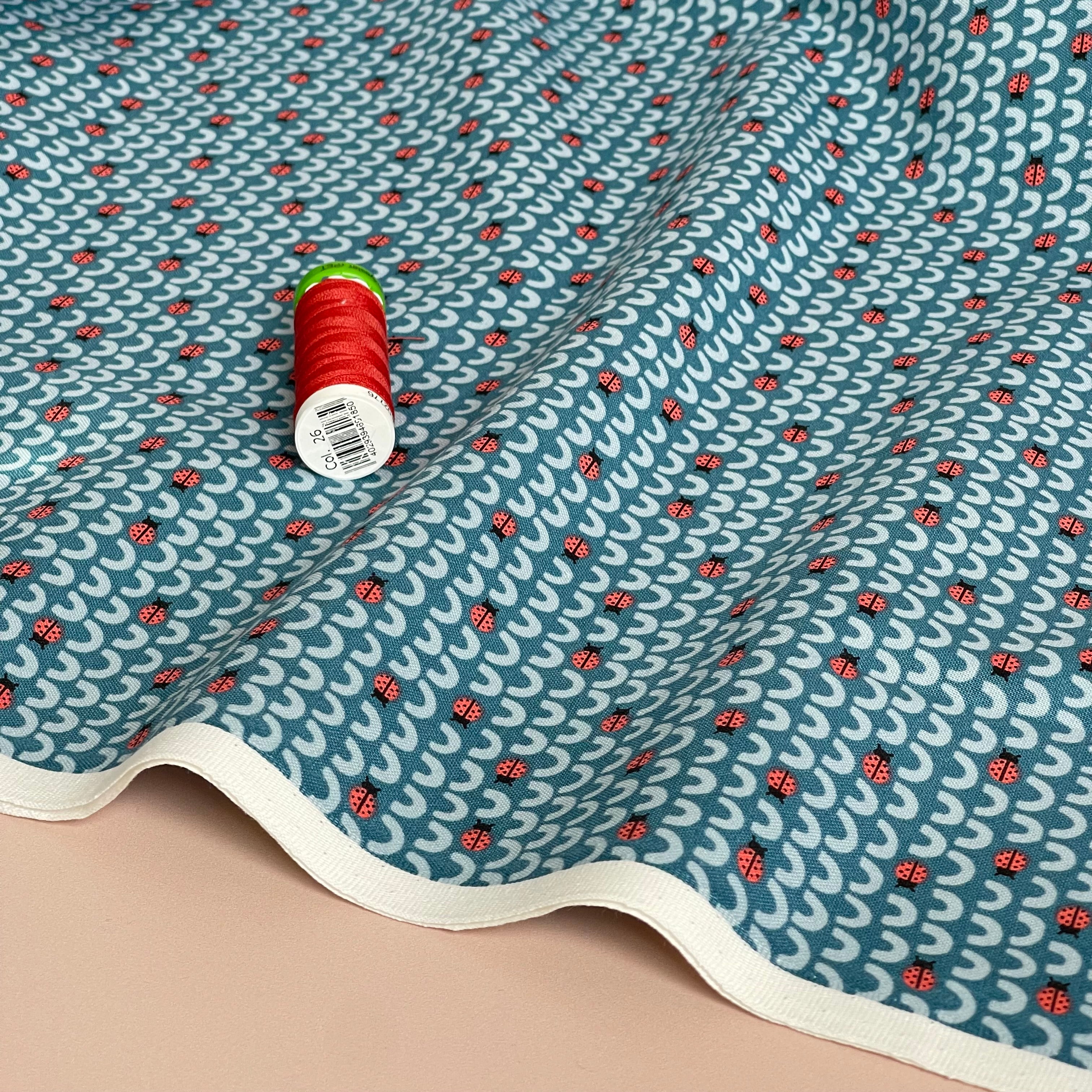 Cotton and Steel - Ladybug Lane Cotton Fabric