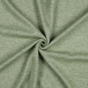 REMNANT 0.56 Metre - Snug Viscose Blend Sweater Knit in Lime Melange